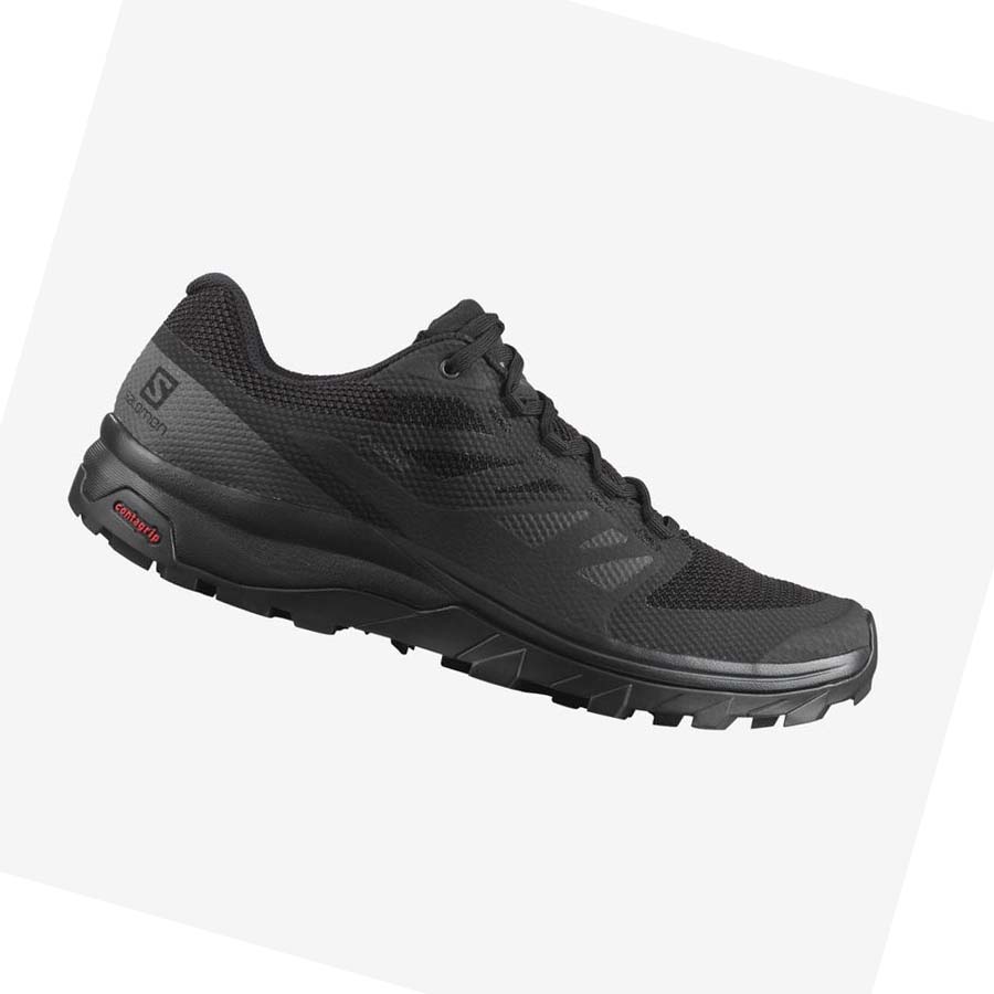 Tenis Senderismo Salomon OUTLINE GORE-TEX Hombre Negros Negros | MX 3599PJJ